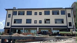 普洱市景东县4层轻钢商业住宅超漂亮内外装修案例