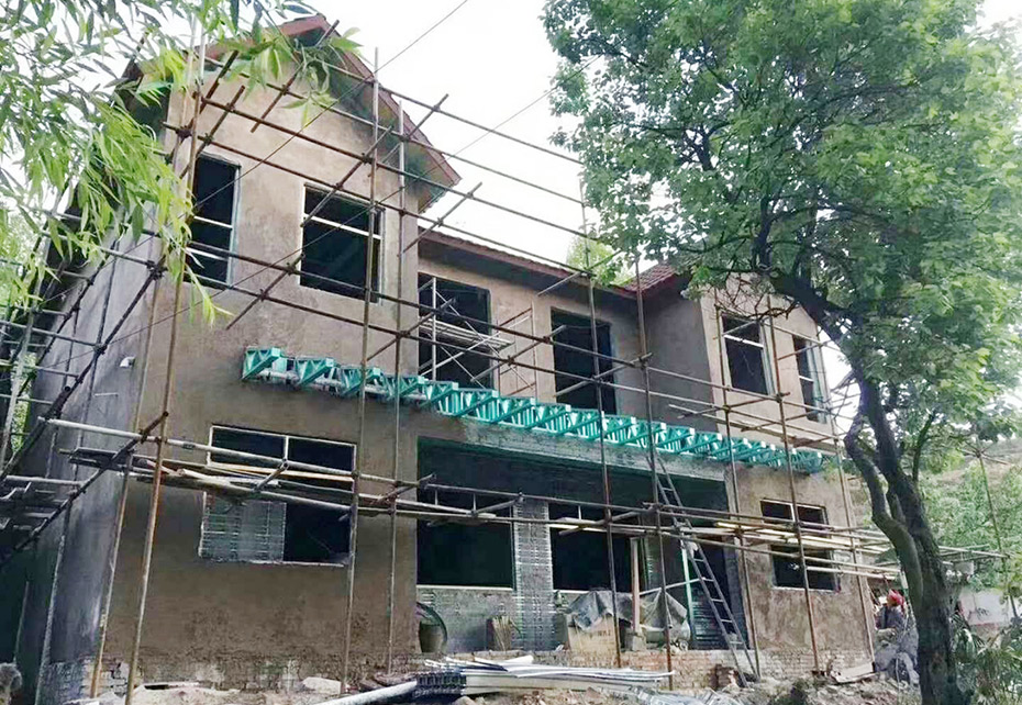 云南宣威海岱轻钢房屋项目施工案例